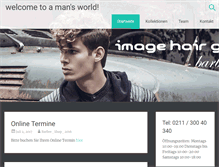 Tablet Screenshot of imagehairgroup-barbershop.de